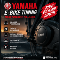 Yamaha E-Bike Tuning – 2016 gratis, ab 2017 nur 69 Euro