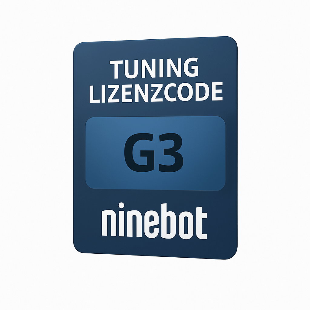 Ninebot G3 / G3E / G3D / G3 Max Tuning License Code – Up to 45 km/h | Instantly via email