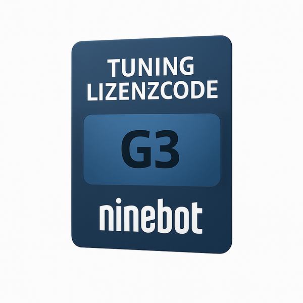 Ninebot G3 / G3E / G3D / G3 Max Tuning License Code – Up to 45 km/h | Instantly via email